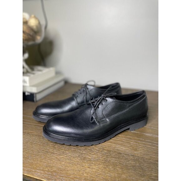 Nordstrom Good Man Brand Modern City Plain Toe Derby Black Men's Size 10 - Picture 3 of 6